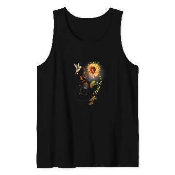 Discover Multiple Sclerosis Ribbon Sunflower Hummingbird Tank Tops