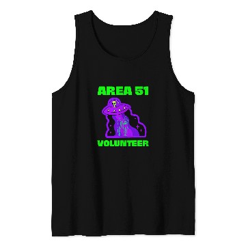 Discover Aliens UFO Conspiracy Funny Area 51 Spacecraft Alien Gift Ideas Tank Tops
