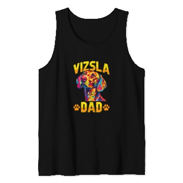 Discover Vizsla Pet Hungarian Magyar Vizsla Dog Breed Vizsla Dad Tank Tops