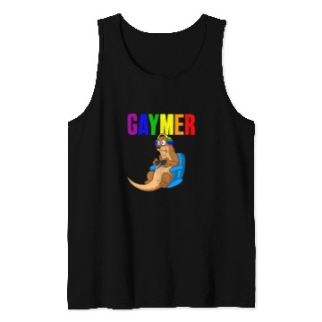 Discover Otter Pet Gaming Otter Gaymer Gay Pride LGBTQ Tank Tops