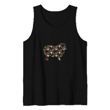 Discover Sheep Pet Dia De Los Muertos Tank Tops