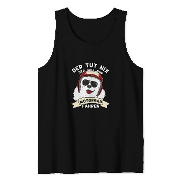 Discover Samoyed Pet Der Tut Nix Der Will Only Motorcycle Dog Biker Tank Tops