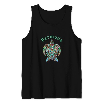 Discover Turtle Pet Bermuda Tee Tribal Tank Tops