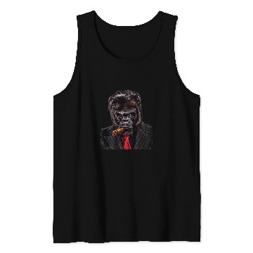 Discover Gorilla Pet as a Mob Boss Tank Tops