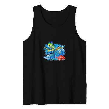 Discover Fishing Fun Wicked Deep Sea Fish Tank Tops