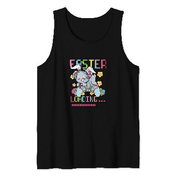 Discover Koala Pet Easter Loading Easter Bunny Koala Funny Gamer Easter Tank Tops