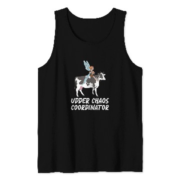 Discover Cow Pet Udder Chaos Coordinator Tank Tops