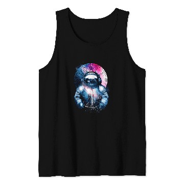 Discover Astronaut Job Space Man Astronauts Science Cosmos galaxy surreal art Tank Tops