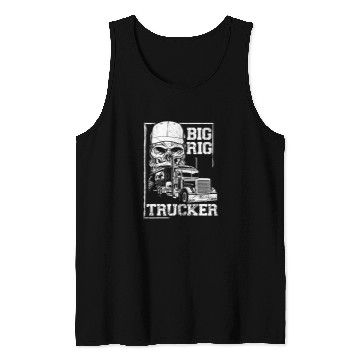 Discover Truck Fun Driver vintages Big Rig Trucker Tank Tops