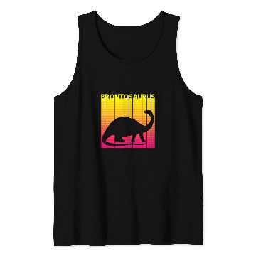 Discover Dinosaur Pet Brontosaurus Dinosaur Retro Costume Tank Tops