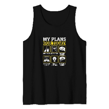 Discover Janitor Cleaner My Plans For Today 21 Tank Tops