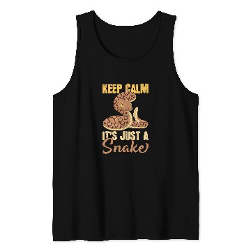 Discover Python Pet Keep Calm Its Just A Snake Python Viper Snake Tank Tops