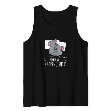 Discover Koala Pet Sleeping Koala Lover Official Napping Tank Tops
