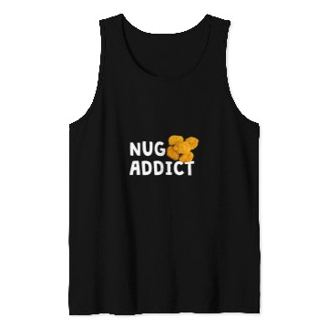 Discover Chicken Pet Nug Addict Funny Chicken Nuggets Tank Tops