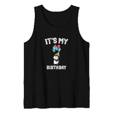 Discover Penguin Pet Its my Birthday Party Penguin Penguins Kids Costume Tank Tops