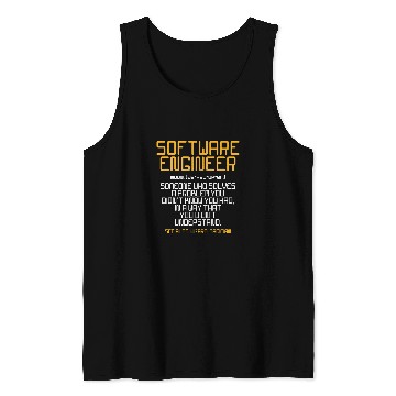 Discover Software Engineer Developer t Funny Wizard Magician Tank Tops
