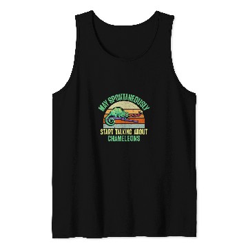 Discover Chameleon Pet Lizard Reptile Herpetologist 1 Tank Tops