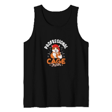 Discover Hamster Pet Professional Cage Fighter Hamster cute design Tank Tops