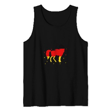 Discover Unicorn Pet German Germany Flag Tank Tops