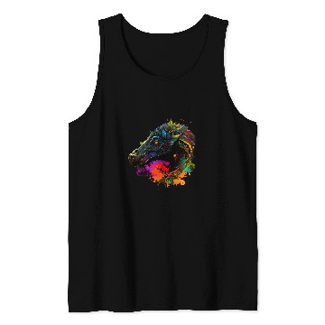 Discover Dinosaur Pet Velociraptor Spirituality Tank Tops
