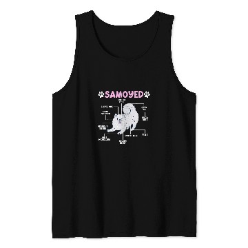Discover Samoyed Pet Dog Samoyed Lover Samoyed Owner Tank Tops