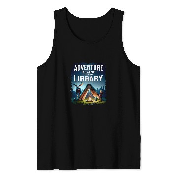 Discover Summer Reading Program 2024 Adventure Begins at Your Library 211 Tank Tops