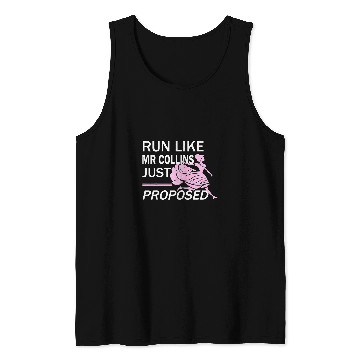 Discover Book Fun Run Like Mr Collins Just Proposed Running Tank Tops