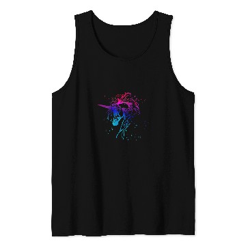 Discover Unicorn Pet Magic Horse vintages Fantasy Art Love Graphic Tank Tops