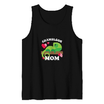 Discover Chameleon Pet Mom Zookeeper Lizard Reptiles Pets Tank Tops