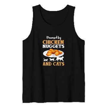 Discover Chicken Pet Nuggets Funny Cat Lover Chicken Nuggets Tank Tops
