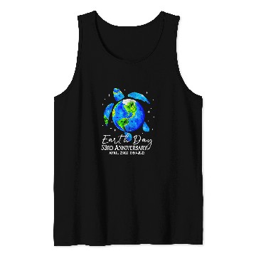 Discover Turtle Pet Earth Day 53rd Anniversary Tank Tops