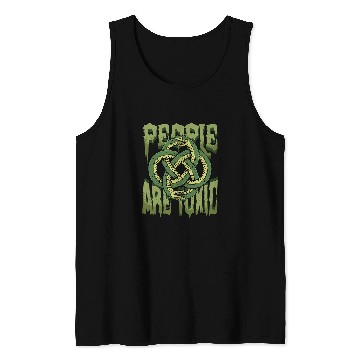 Discover Python Pet People Are Toxic Snake Python Serpent Reptile Toxic People Tank Tops