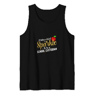 Discover To Be A School Custodian School Janitor Tank Tops