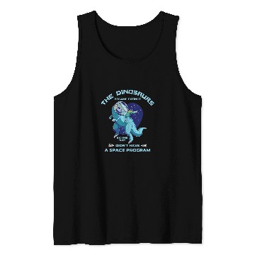 Discover Dinosaur Pet Space Program TRex Astronaut 3 Tank Tops