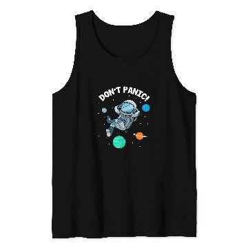 Discover Astronaut Job Planets Cosmonaut Astronomy Space Tank Tops