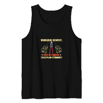 Discover Profession handyman site manager janitor construction Tank Tops