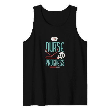 Discover nurses Job In Progress Nursing Student Future nurses Tank Tops