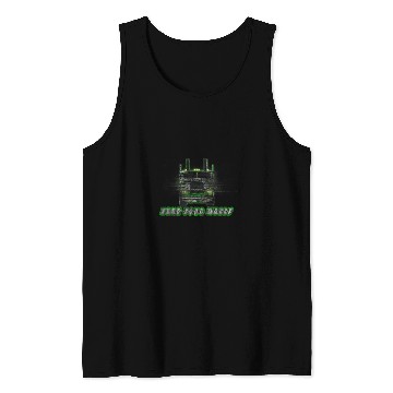 Discover Truck Fun vintages Old School Trucker Cabover Semi Tank Tops
