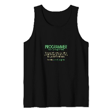 Discover Funny Programmer Wizard Magician Computer Coder 21 Tank Tops