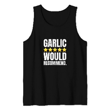 Discover Funny Garlic Cloves And Garlic Lovers Tank Tops