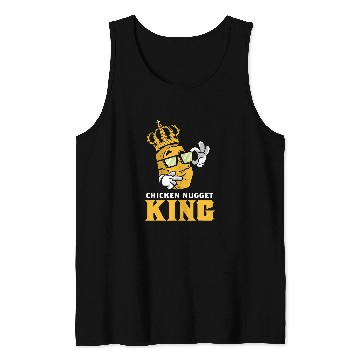 Discover Chicken Pet nugget king chicken nuggets Tank Tops