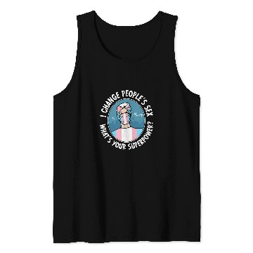 Discover Trans Doctor Correct Gender Identity Transgender Pride Tank Tops