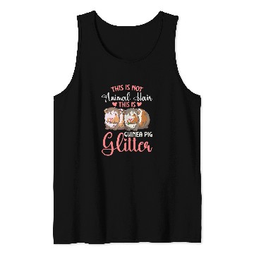 Discover Guinea Pig Pet This Is Not Animal Hair Funny Guinea Pig Furry Potato Tank Tops