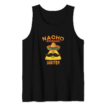 Discover Nacho Average Janitor Funny Cute Cinco de Mayo Tank Tops
