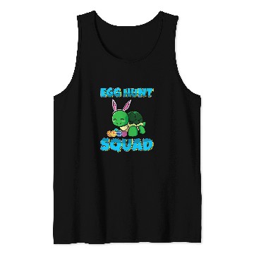 Discover Turtle Pet Egg Hunt Squad Cute Turtle Easter Eggs Hunting Tank Tops