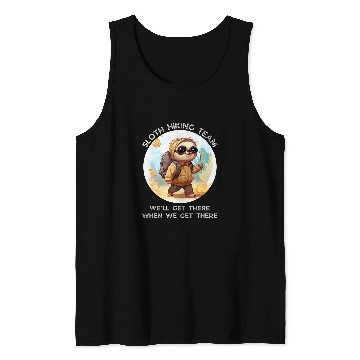 Discover Sloth Pet Hiking Team 9 9 Tank Tops