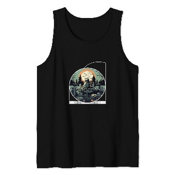 Discover Book Fun ghostsly Graveyard Picnic Halloween Cottagecore Book Spines O Tank Tops