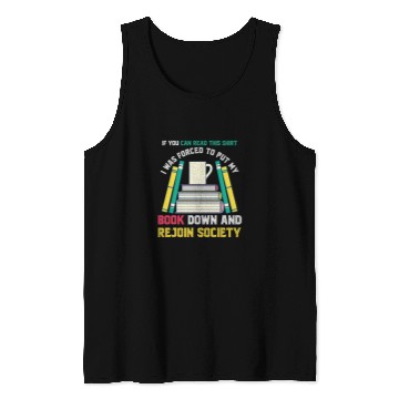 Discover Book Fun Funny Bookworm Librarian Book Nerd Literature Book Reading Tank Tops