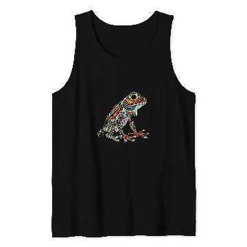 Discover Frog Pet Native American Indian Style Art Pacific Northwest 9 Tank Tops