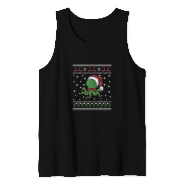 Discover Octopus Pet Cute Cthulhu xmass Squid Monster Ugly Christmas 05 Tank Tops
